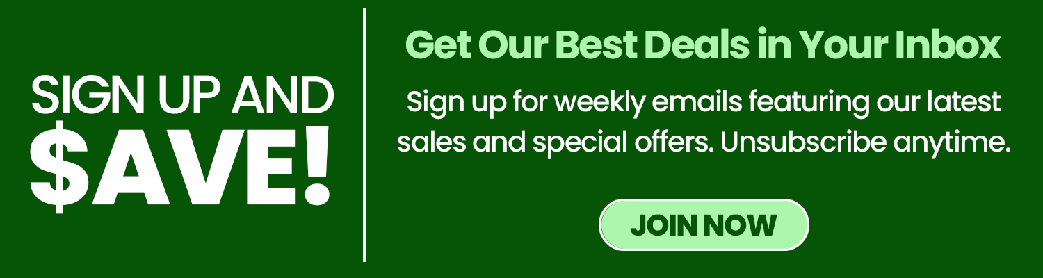 Join Our Email List And Save
