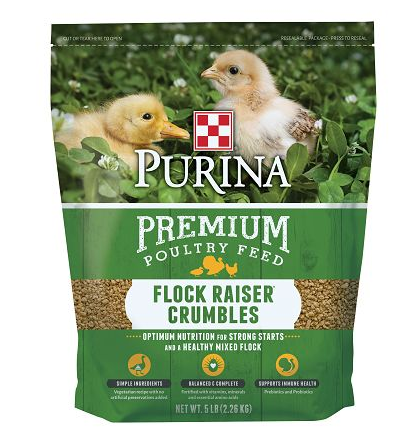 Purina&reg; Flock Raiser&reg; Crumbles 5lb
