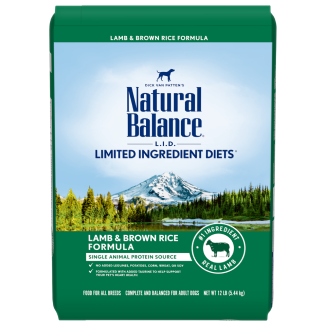 Lamb & Brown Rice Dry Dog Formula 26lb