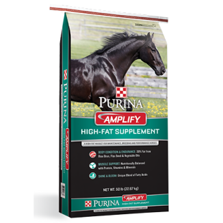 Purina® Amplify® High-Fat Horse Supplement 50lb