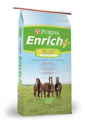 Purina&reg; Enrich Plus&reg; Ration Balancing Horse Feed 50lb