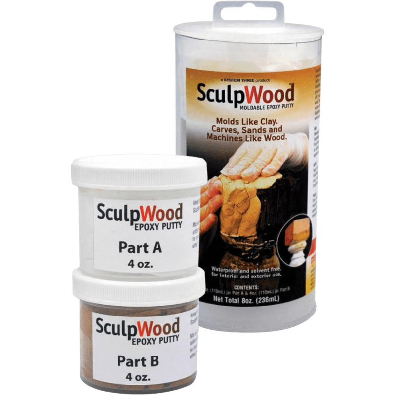 SYS 3 SCULPWOOD EPOXY PUTTY 8 OZ