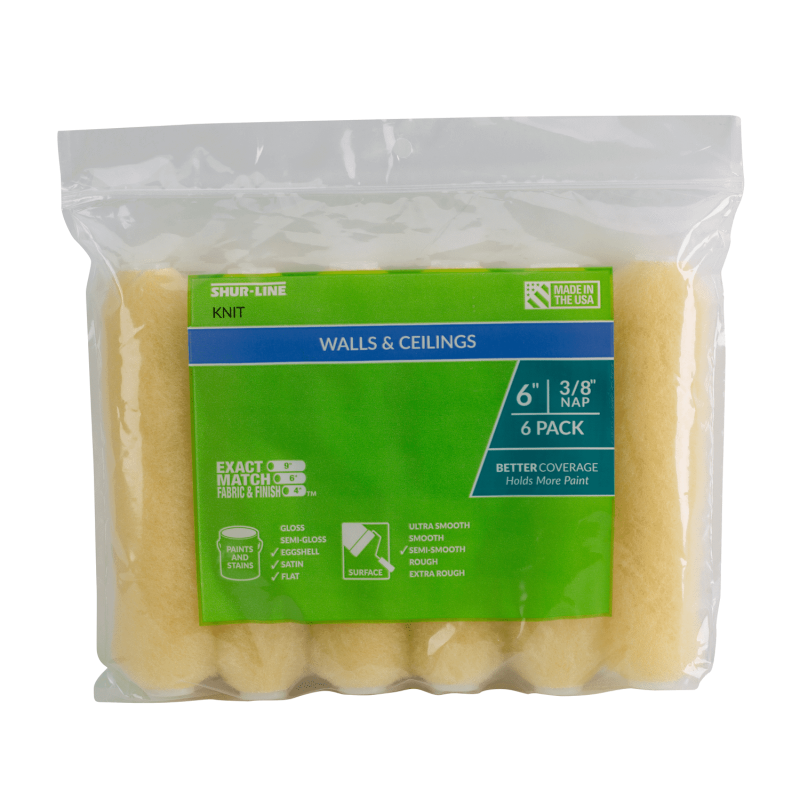 6\" MINI-ROLLER COVER 6PK