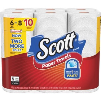 SCOTT CHOOSE 6ROLL PAPER TOWEL