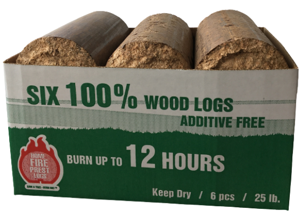 HOME FIRE PREST LOGS - BOXED 6PK