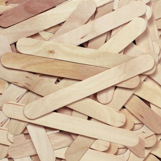 500PK WOOD JUMBO CRAFT STICKS