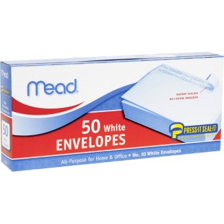 50PK ENVELOPES #10 SELF-SEAL