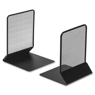 PR BOOKENDS MESH BLK STEEL