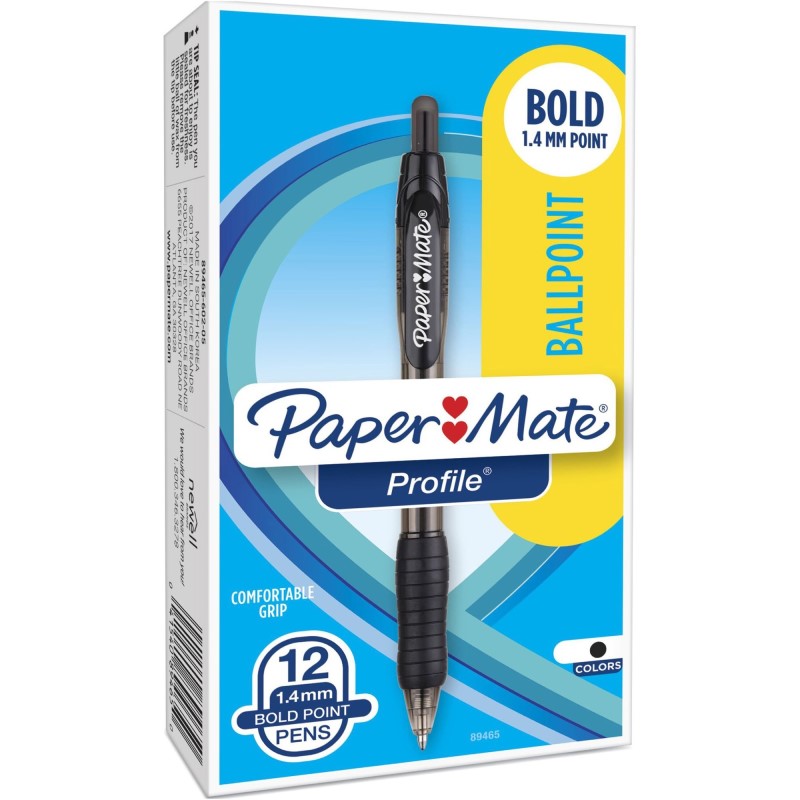 12PK PAPER MATE PENS BLACK