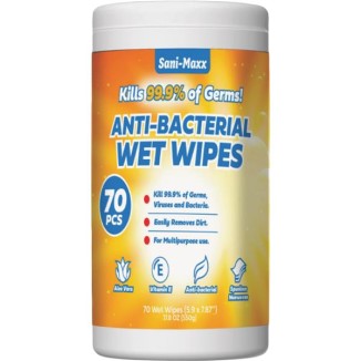 SANI-MAXX 70CT ANTIBACT WIPES