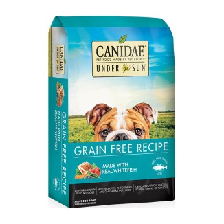 UNDER THE SUN® GRAIN FREE RECIPE Dog Food  WITH WHITEFISH 23.5lb