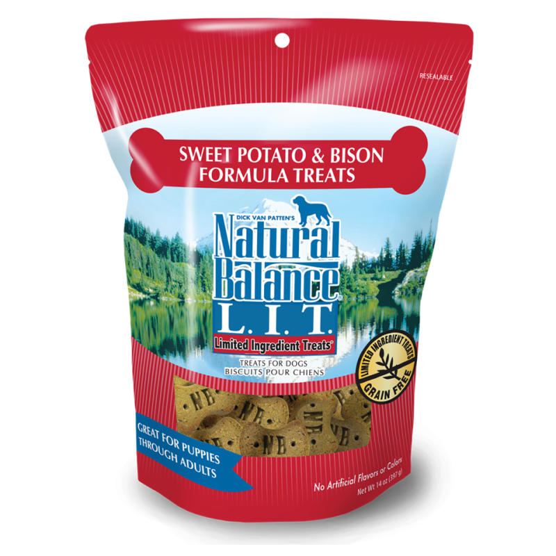 Limited Ingredient Treats&reg; Sweet Potato & Bison Formula 14oz