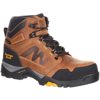 Georgia Boot Amplitude Men's Waterproof Work Boot - Trail Crazy Horse