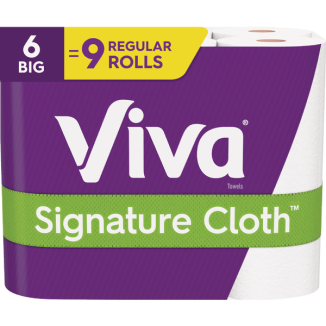 6 ROLL CLOTH PAPER TOWEL