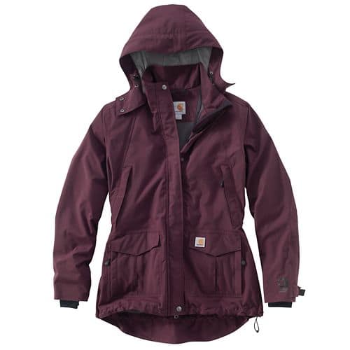 SHORELINE JACKET - DEEP WINE