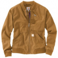 CRAWFORD BOMBER JACKET - CARHARTT BROWN