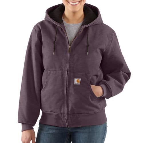 WASHED DUCK INSULATED ACTIVE JAC - DUSTY PLUM