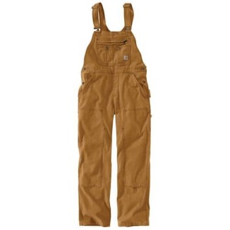 CRAWFORD DOUBLE-FRONT BIB OVERALL - CARHARTT BROWN