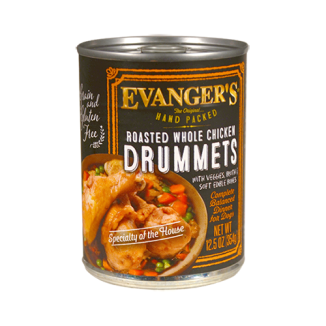 Evanger's Hand Packed Whole Roasted Chicken Drummets 12oz