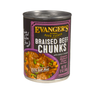 Evanger's Hand Packed Braised Beef Chunks 12oz