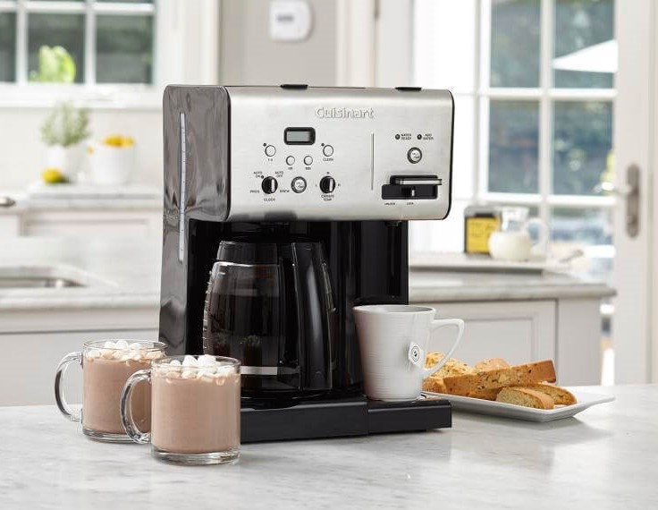 COFFEE PLUS� 12 CUP PROGRAMMABLE COFFEEMAKER PLUS HOT WATER SYSTEM