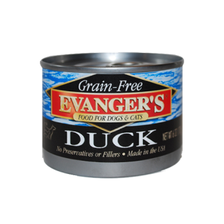 Evanger's Grain Free Duck for Dogs & Cats 6oz