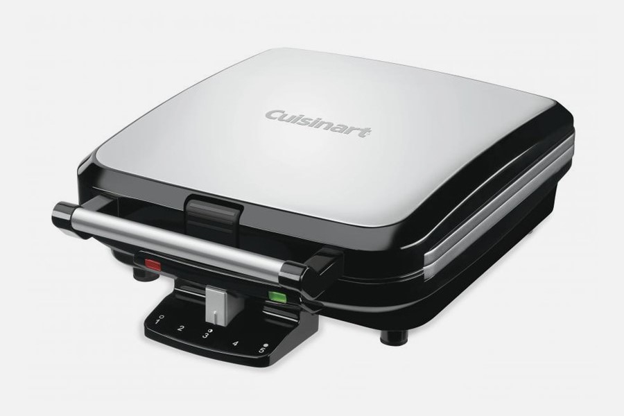 4 SLICE BELGIAN WAFFLE MAKER (SQUARE)