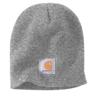 Acrylic Knit Hat Heather Gray