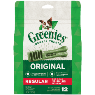 GREENIES Original Regular Size Dog Dental Treats 12oz