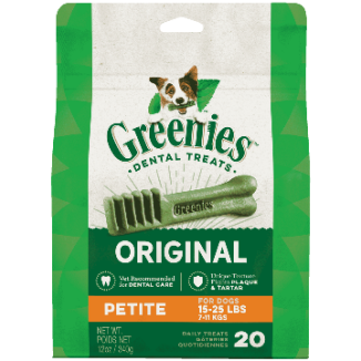 GREENIES Original Petite Dog Dental Treats 12oz