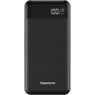 Gigastone 10,000 mAh USB Type C PD3.0 Black Power Bank