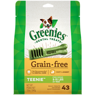 GREENIES Grain Free TEENIE Dog Dental Treats 12oz