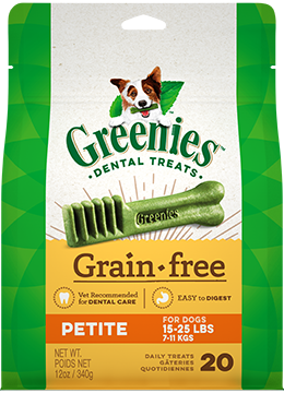 GREENIES� Grain Free Petite Dog Dental Treats 12oz
