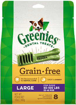 GREENIES� Grain Free Large Dog Dental Treats 12oz