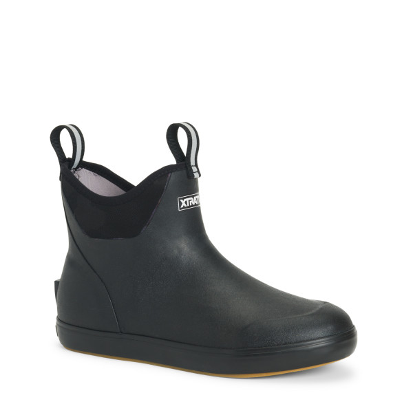 Xtratuf Men\'s 6\" Ankle Deck Boot Black/Camo