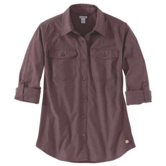 RUGGED FLEX BOZEMAN SHIRT - DEEP WINE