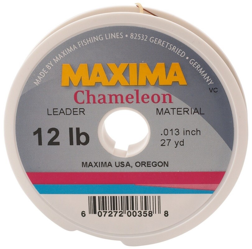 Maxima Chameleon Monofilament Leader Wheel 12lb 27yd