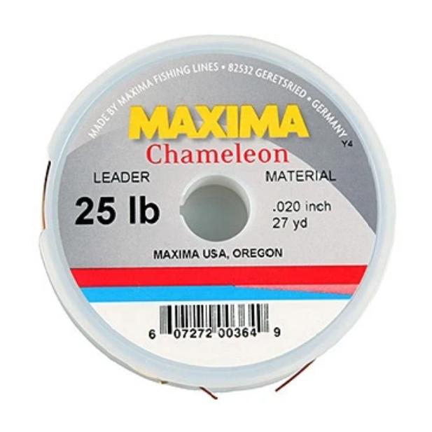 Maxima Chameleon Monofilament Leader Wheel 25lb 27yd