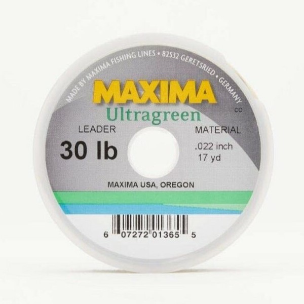 Maxima Ultragreen Leader Wheel 30lb 17yds
