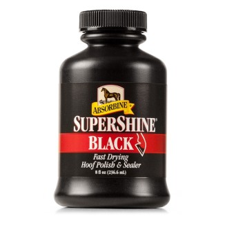 ABSORBINE SUPERSHINE BLACK HOOF POLISH 8OZ
