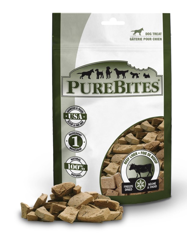 PureBites Freeze Dried Beef Dog Treats 2oz