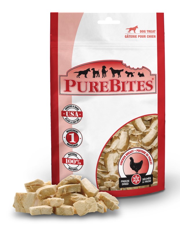 PureBites Freeze Dried Chicken Breast Dog Treats 1.4oz