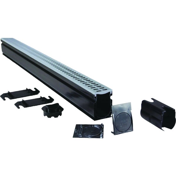 6\' GRAY SLIM CHANNEL KIT