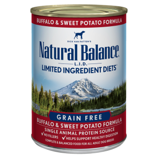 Buffalo & Sweet Potato Canned Dog Formula 13oz