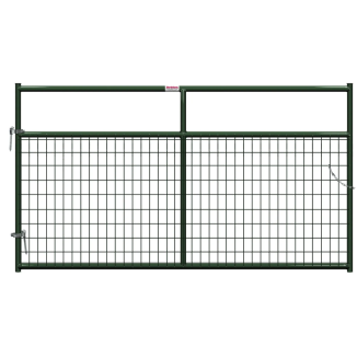 8' BEHLEN GREEN MESH GATE