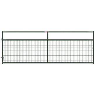 12' BEHLEN GREEN MESH GATE