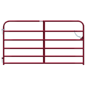 8' BEHLEN RED UTILITY GATE