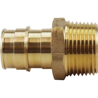3/4" BRASS PEX-A X 3/4" MNPT MA