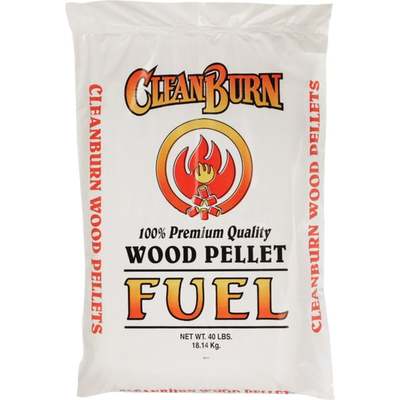 CLEAN BURN WOOD PELLETS 40LB