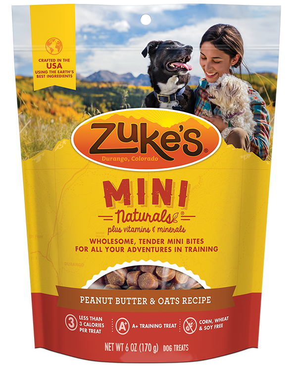 Zuke\'s Mini Naturals&reg; Peanut Butter & Oats Recipe 6oz